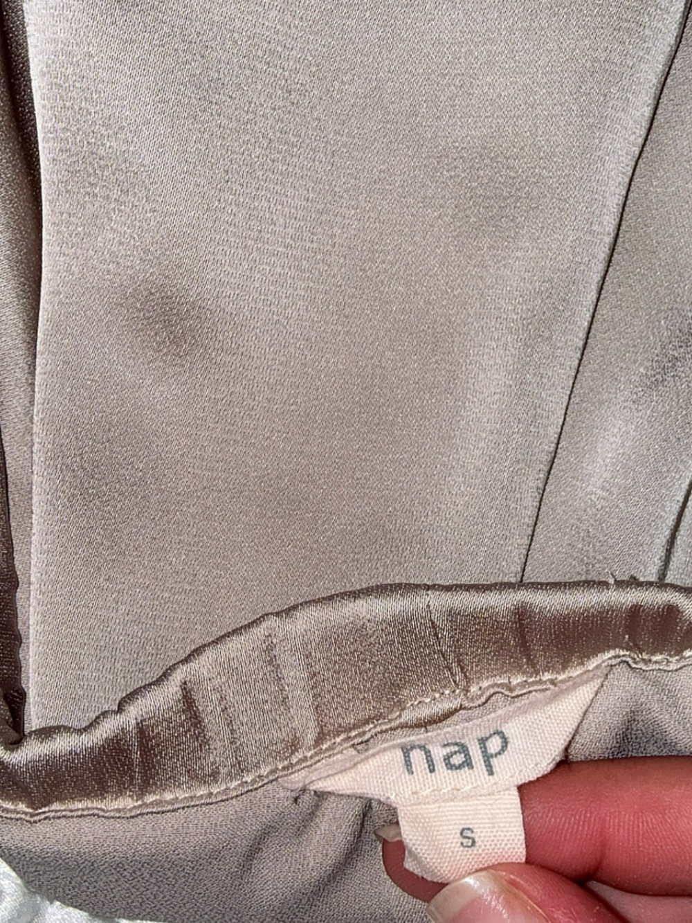 Like New NAP Loungewear Loose Smock Silky Pocket Short Size: Small - Picture 6 of 9